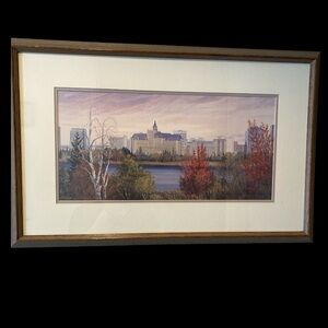 Framed Cityscape Art Print